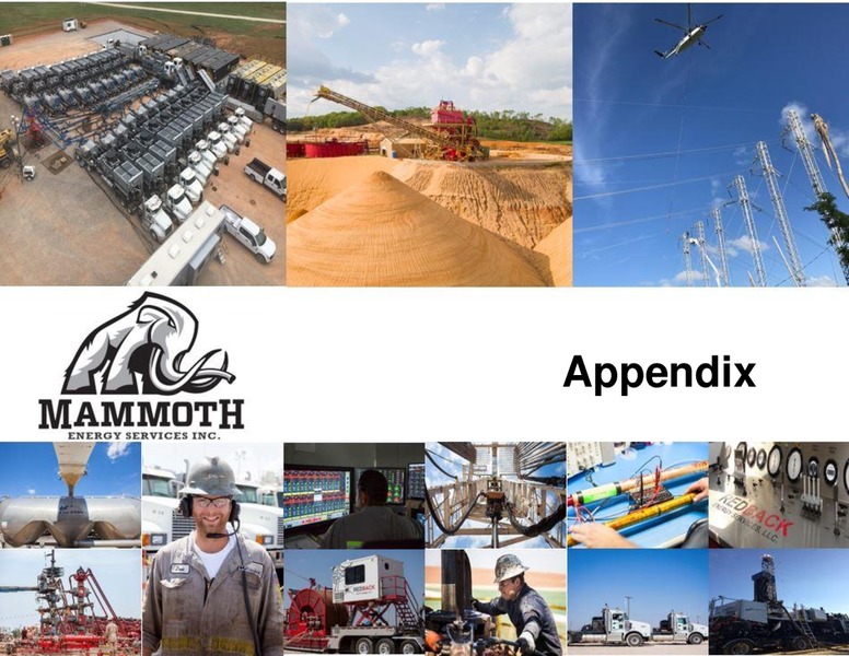 3Q 2018 Earnings Presentation – Mammoth Energy Services Inc. – slide 8
