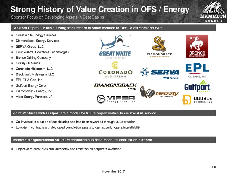 Jefferies Energy Conference – Mammoth Energy Services Inc. – slide 20