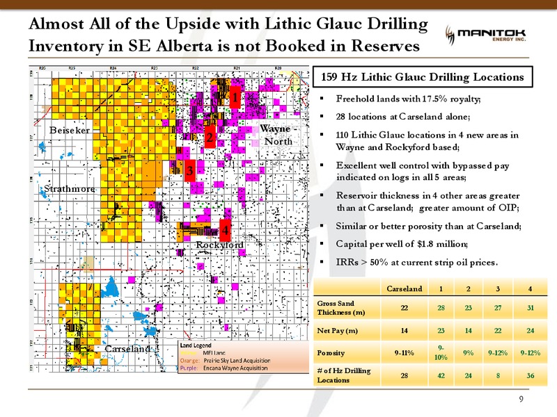 September 2015 Investor Presentation – Manitok Energy Inc. – slide 5