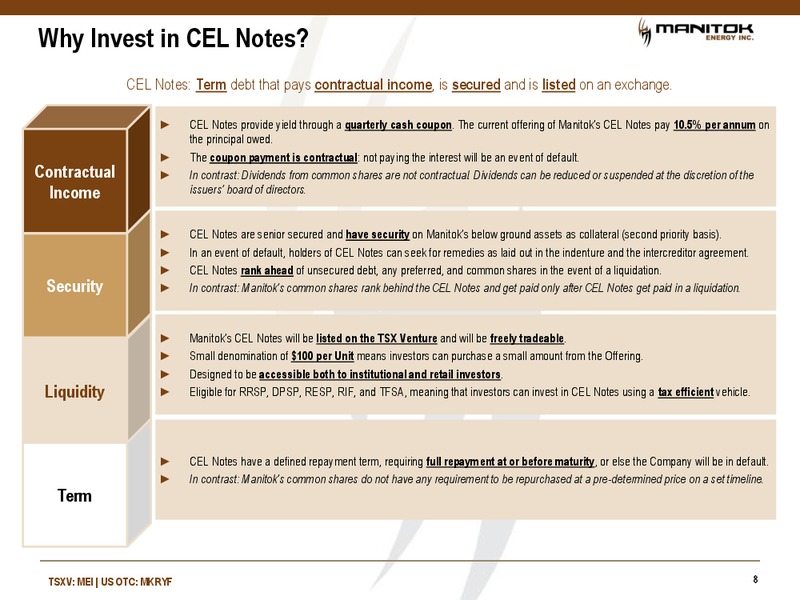September 2016 Investor Presentation – Manitok Energy Inc. – slide 5