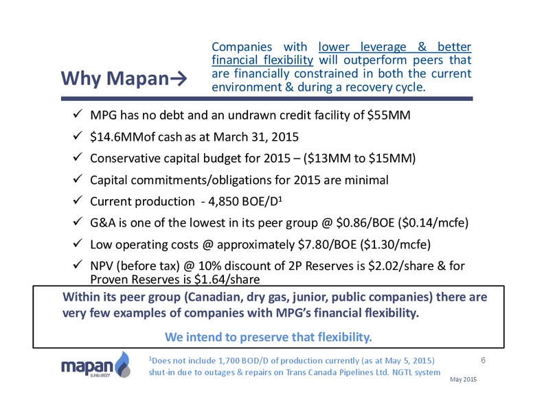 MAY 2015 CORPORATE PRESENTATION – Mapan Energy Ltd – slide 4