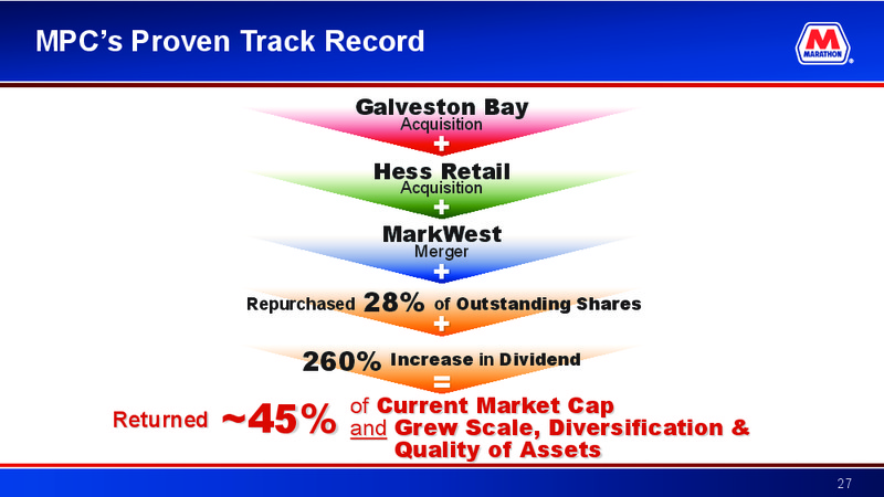 Deutsche Bank Energy Summit – Marathon Petroleum Corporation – slide 26