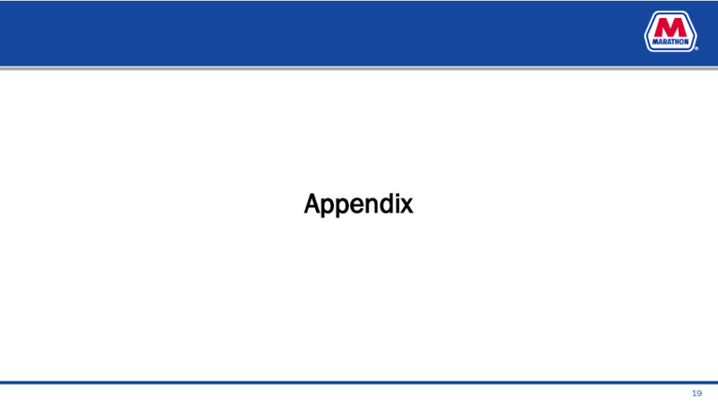 Fourth Quarter 2020 Presentation – Marathon Petroleum Corporation – slide 18