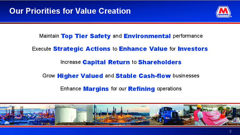 Credit Suisse Energy Summit – Marathon Petroleum Corporation – slide 2