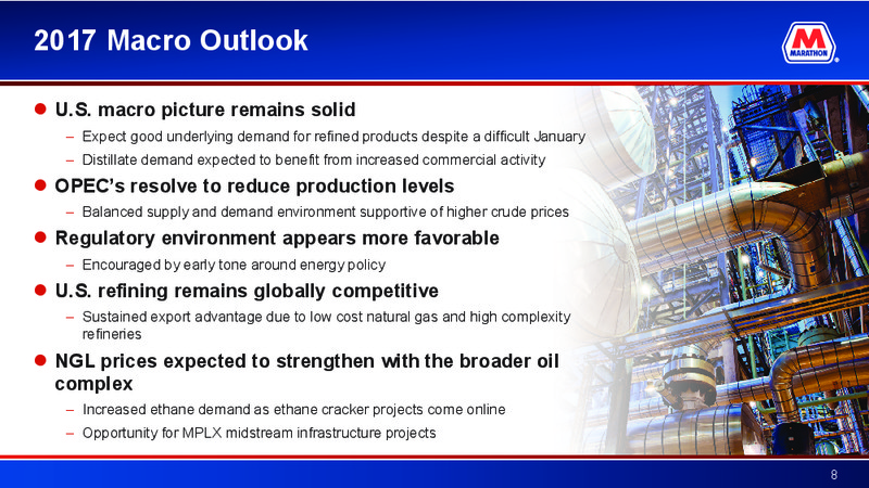 Credit Suisse Energy Summit – Marathon Petroleum Corporation – slide 7