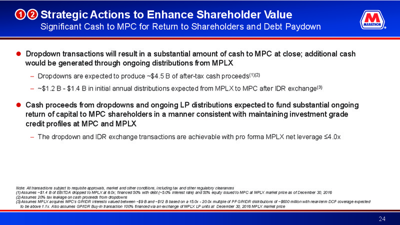 Credit Suisse Energy Summit – Marathon Petroleum Corporation – slide 23