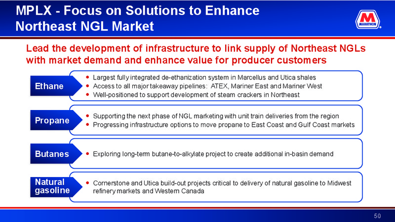 Credit Suisse Energy Summit – Marathon Petroleum Corporation – slide 49