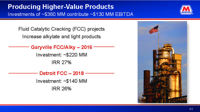 May 2016 Investor Presentation – Marathon Petroleum Corporation – slide 42