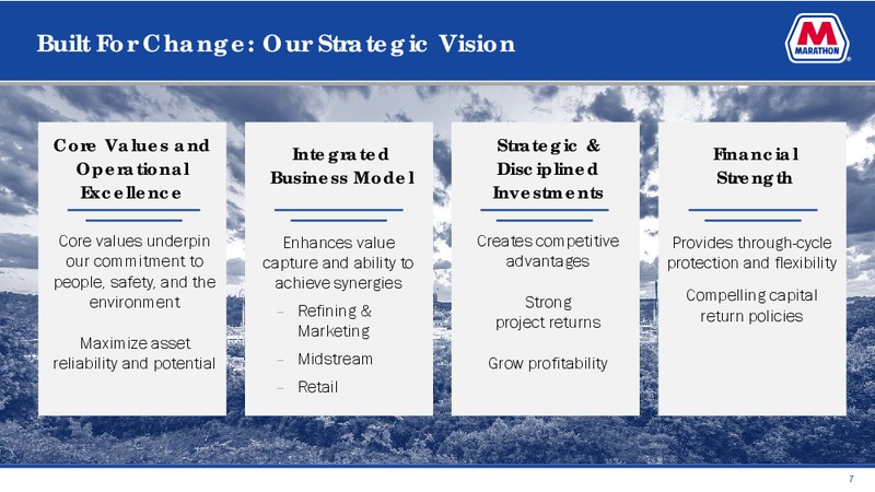 June 2019 Investor Presentation – Marathon Petroleum Corporation – slide 5