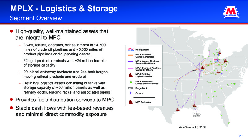 June 2018 Corporate Presentation – Marathon Petroleum Corporation – slide 27