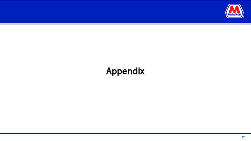 2Q 2019 Earnings Presentation – Marathon Petroleum Corporation – slide 14