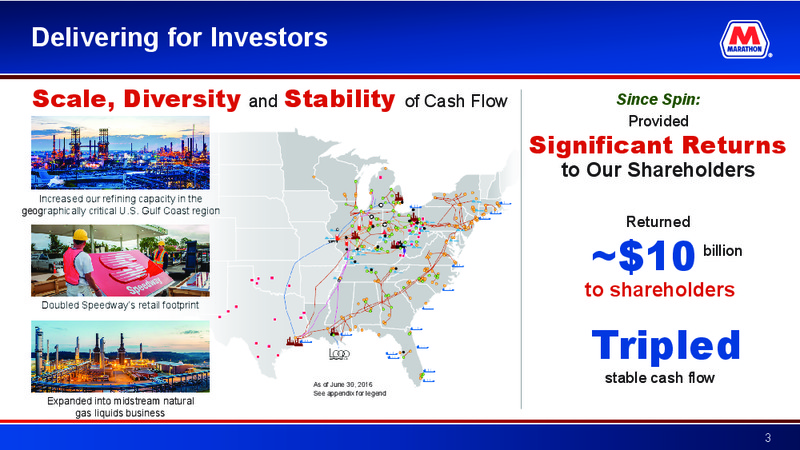 Barclays CEO Energy Power Conference – Marathon Petroleum Corporation – slide 2