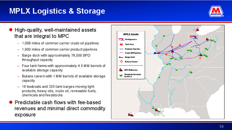 Barclays CEO Energy Power Conference – Marathon Petroleum Corporation – slide 55