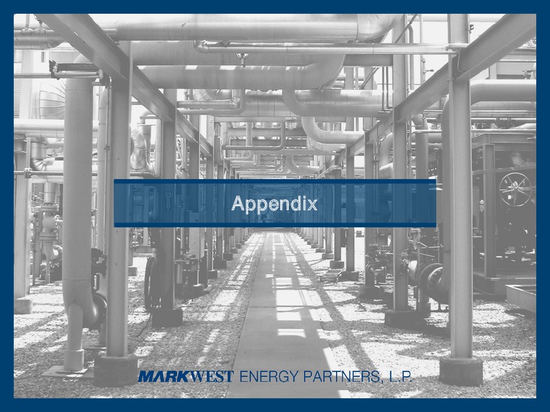 MARCH 2012 INVESTOR PRESENTATION – Markwest Energy Partners, L.P. – slide 30