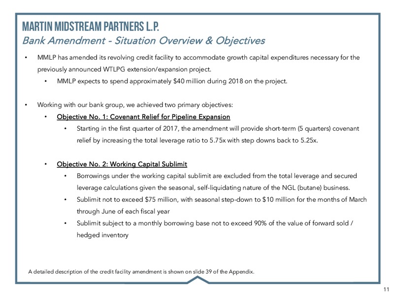 2018 Financial Guidance – Martin Midstream Partners Lp – slide 9