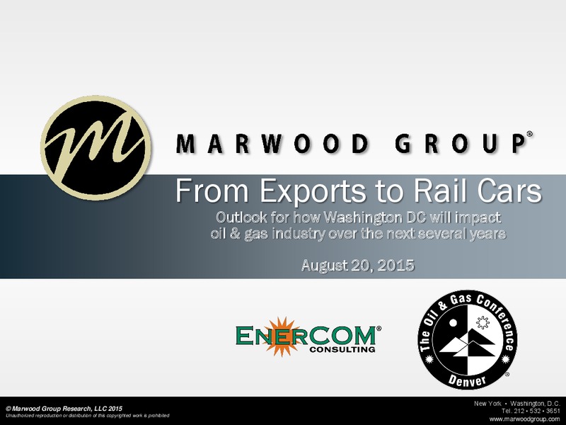 Enercom Conference – Marwood Group – slide 1