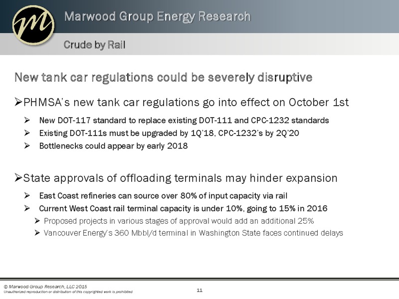 Enercom Conference – Marwood Group – slide 11
