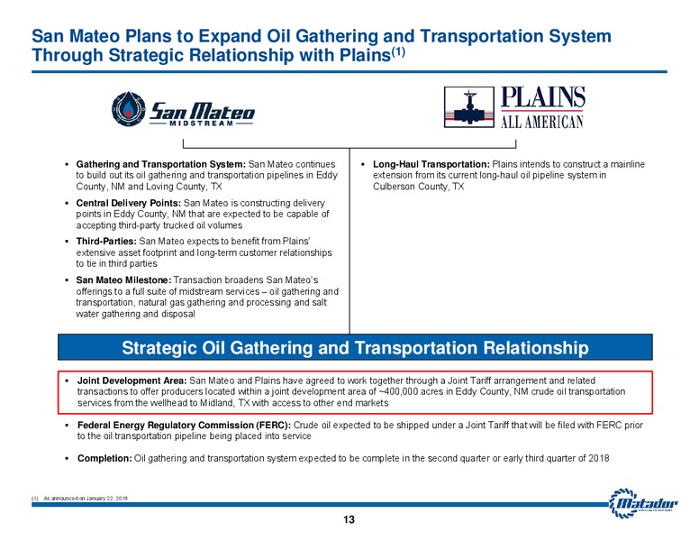 2018 Analyst Day Presentation – Matador Resources Company – slide 12