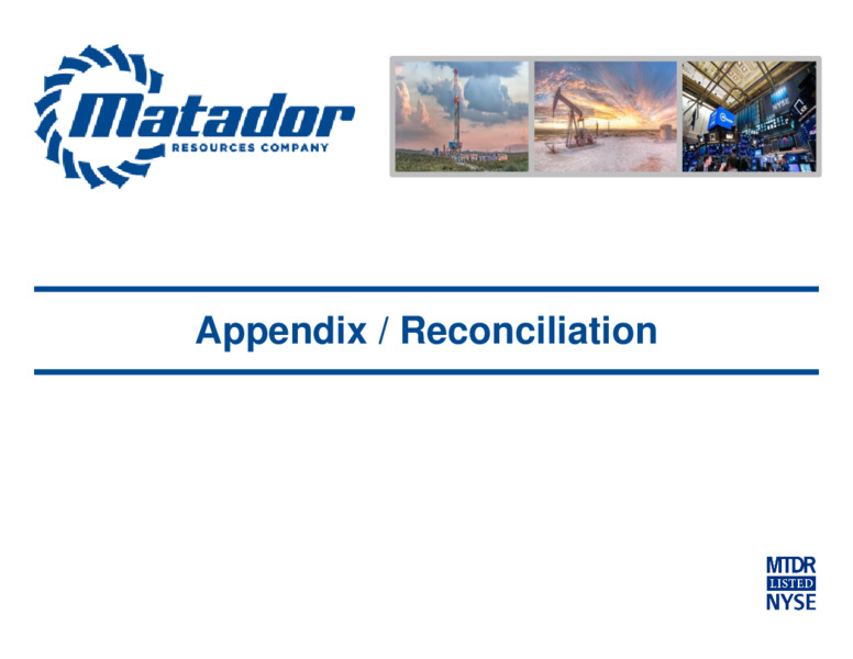 1Q 2025 Earnings Presentation – Matador Resources Company – slide 41