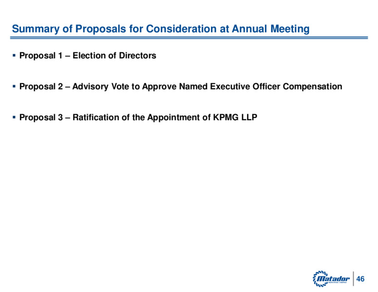 Matador Shareholder Presentation   June 5 2020 – Matador Resources Company – slide 45