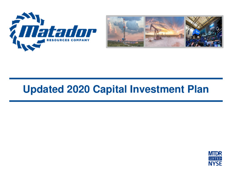 June 2020 Investor Presentation – Matador Resources Company – slide 24