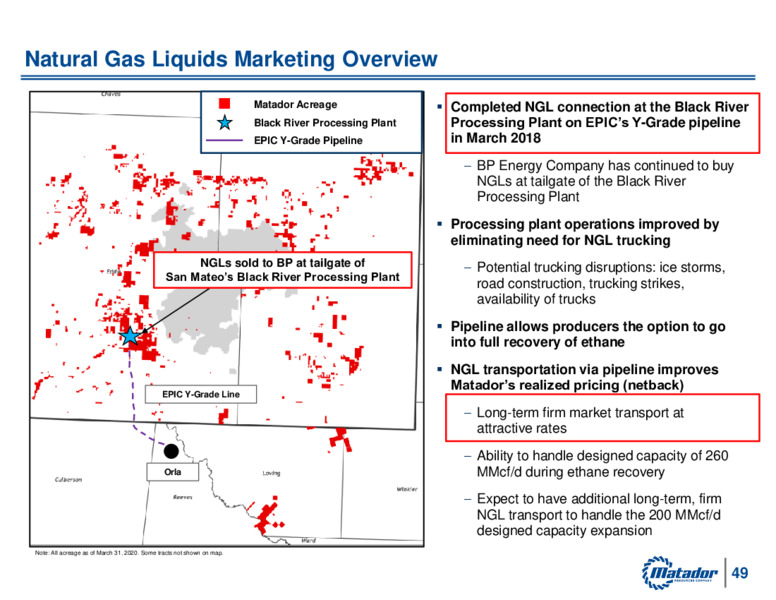 June 2020 Investor Presentation – Matador Resources Company – slide 48