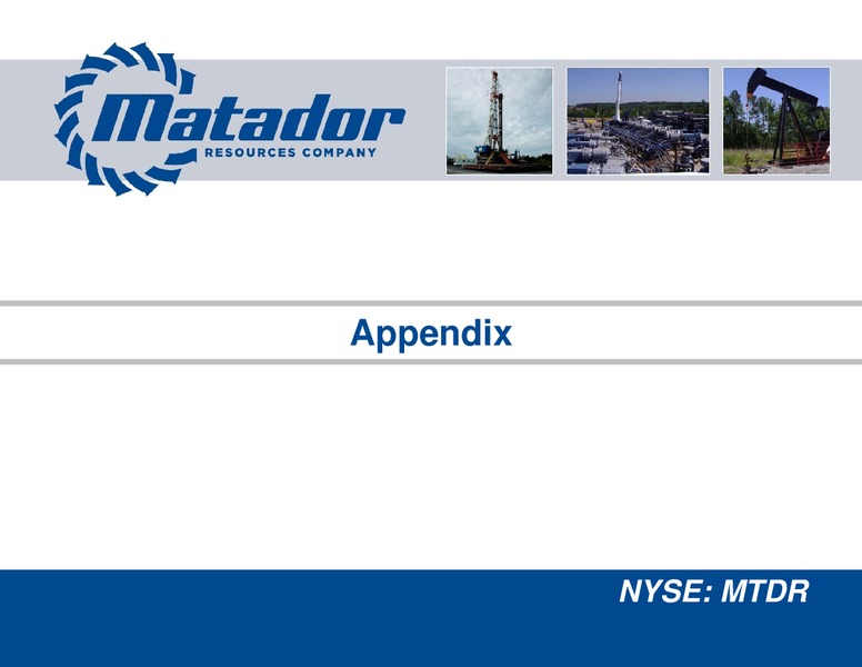 June 2017 Investor Presentation – Matador Resources Company – slide 64
