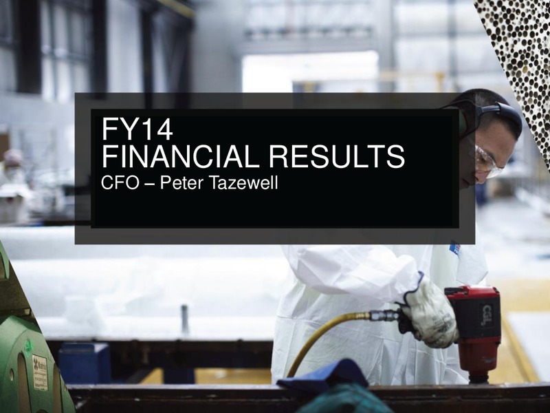 FULL YEAR 2014 RESULT – Matrix Composites & Engineering Limited – slide 8