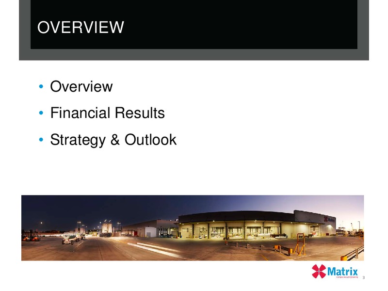 2012 FULL YEAR RESULTS – Matrix Composites & Engineering Limited – slide 2