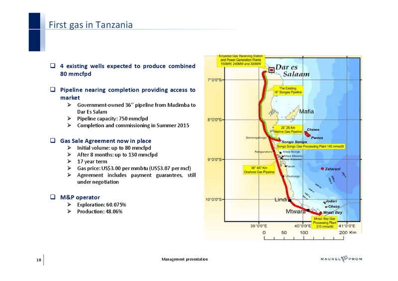 FULL YEAR 2014 RESULTS – Maurel Et Prom – slide 18