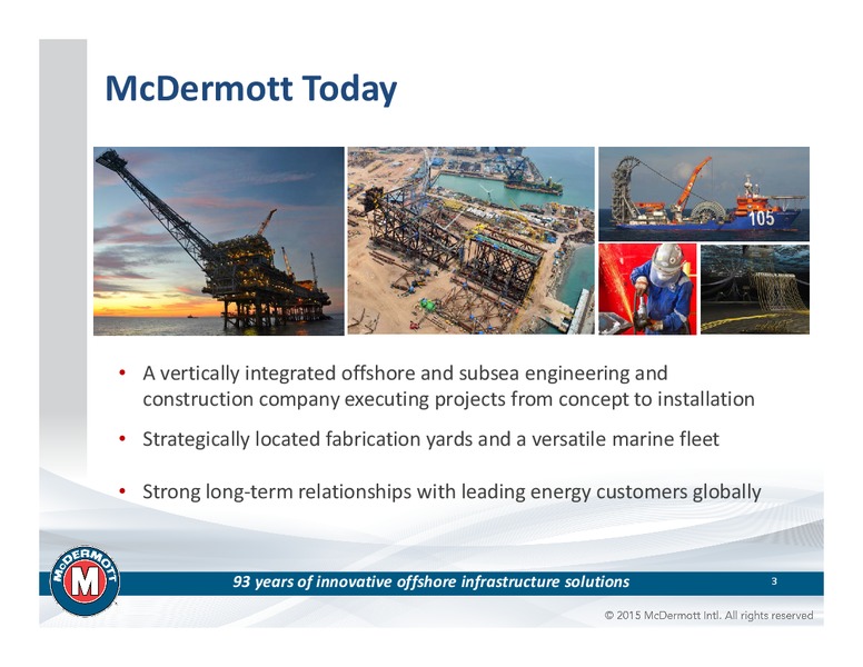 Imperial Capital Conference – Mcdermott International – slide 2