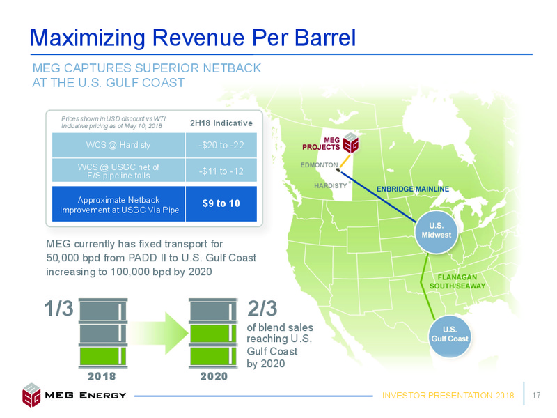 June 2018 Investor Presentation – Meg Energy – slide 14