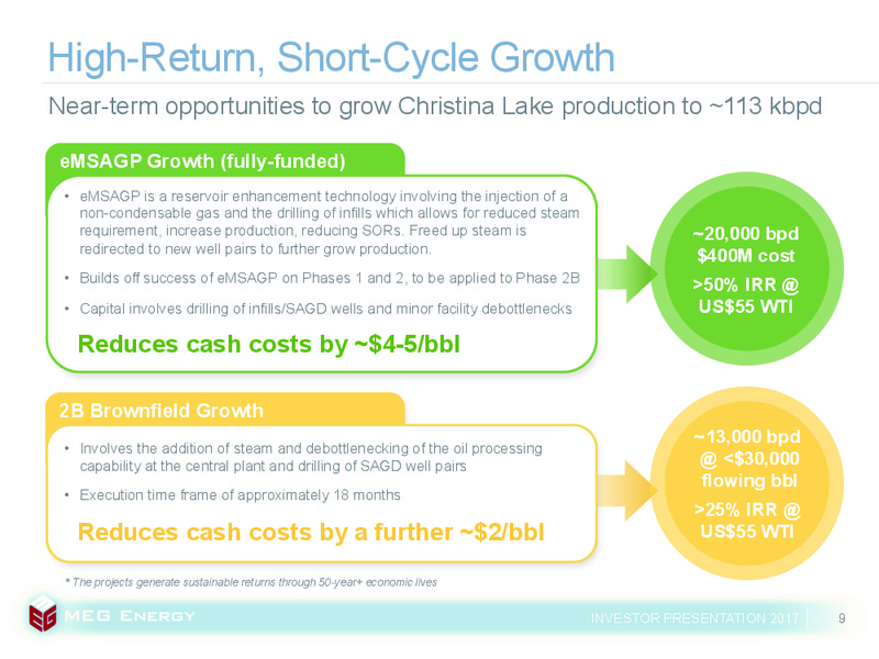 June 2017 Investor Presentation – Meg Energy – slide 6