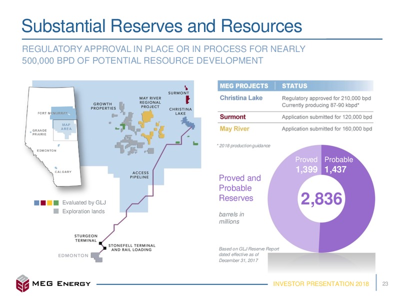 September 2018 Investor Presentation – Meg Energy – slide 20