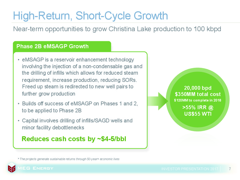 December 2017 Investor Presentation – Meg Energy – slide 4