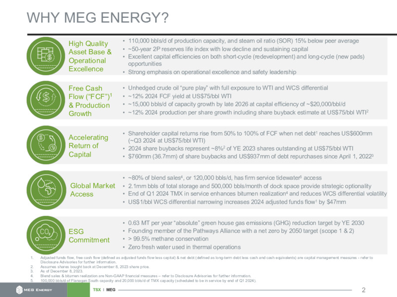 December 2023 Investor Presentation – Mega Energy LLC – slide 2