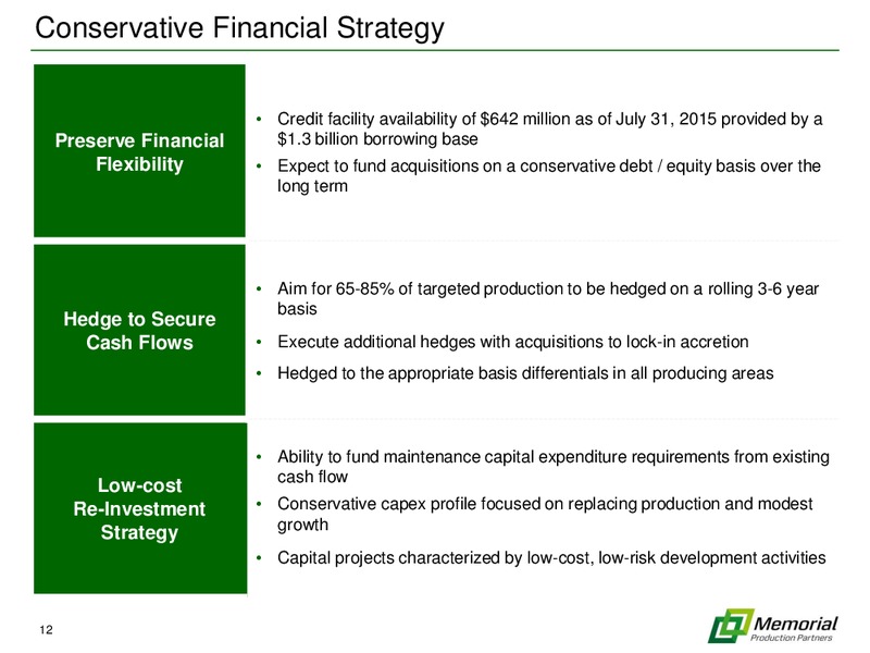 IPAA OGIS Conference – Memorial Production Partners Lp – slide 11