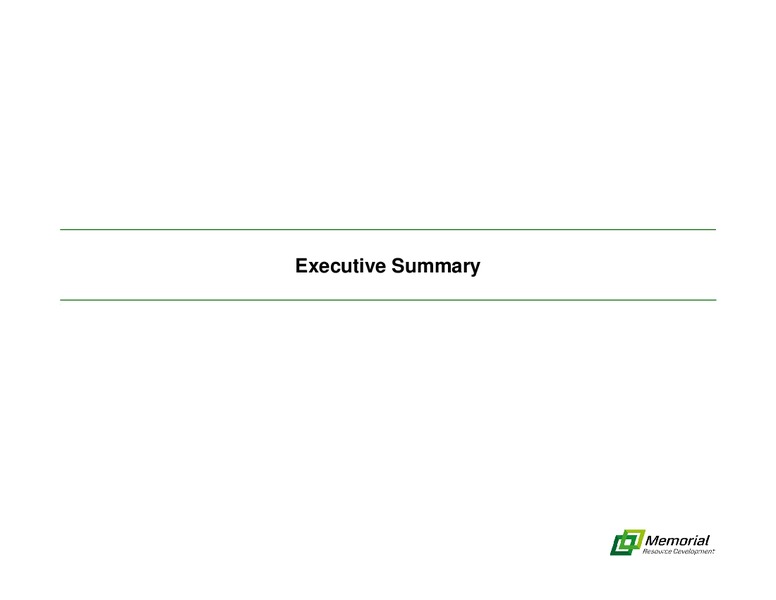 MARCH 2015 INVESTOR PRESENTATION – Memorial Resource Development Corp. – slide 3
