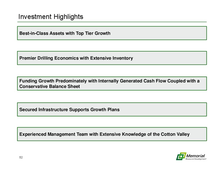 MARCH 2015 INVESTOR PRESENTATION – Memorial Resource Development Corp. – slide 51