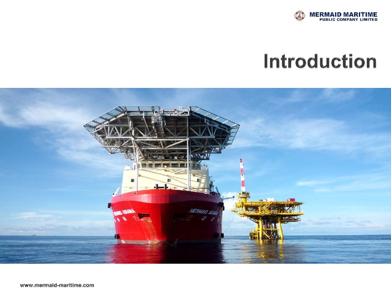 JULY 2015 INVESTOR PRESENTATION – Mermaid Maritime Public Company Limited – slide 4