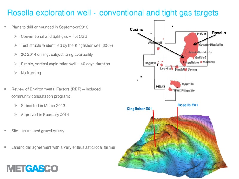 GOOD OIL CONFERENCE – Metgasco – slide 4