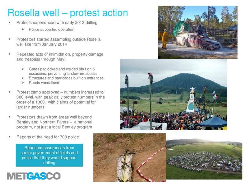 GOOD OIL CONFERENCE – Metgasco – slide 5