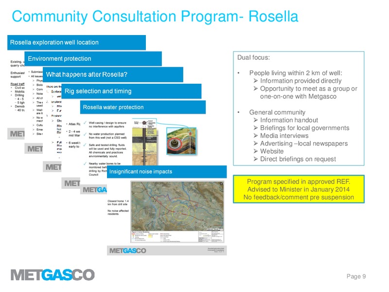 GOOD OIL CONFERENCE – Metgasco – slide 8