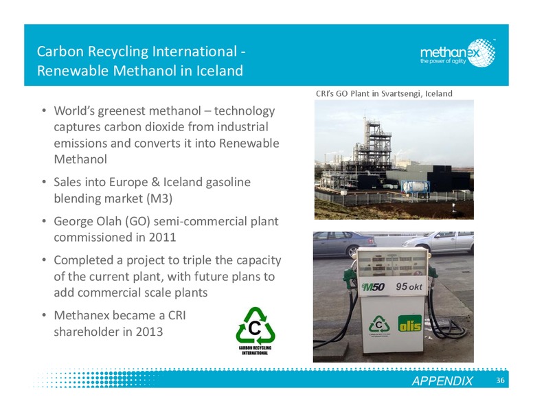 May 2015 Investor Presentation – Methanex Corp. – slide 35