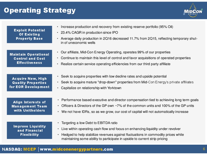 EnerCom The Oil & Gas Conference – Mid-Con Energy Partners Lp – slide 5