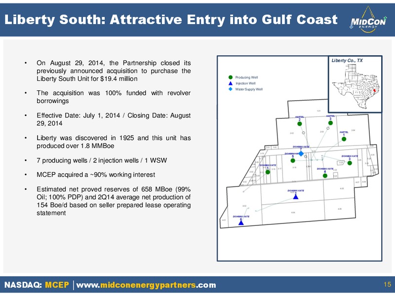 SEPTEMBER 2014 INVESTOR PRESENTATION – Mid-Con Energy Partners Lp – slide 14