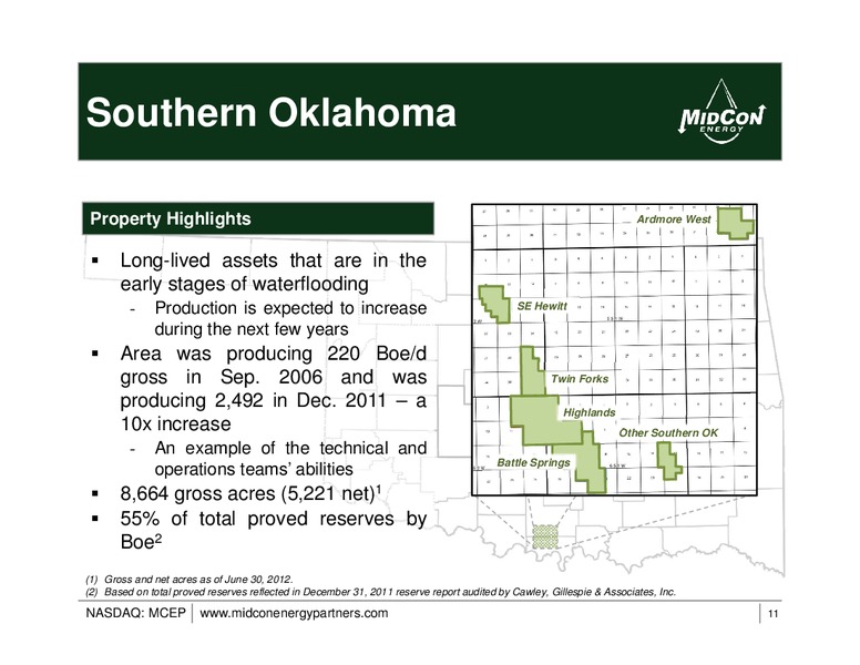 IPAA OGIS SAN FRANCISCO – Mid-Con Energy Partners Lp – slide 10