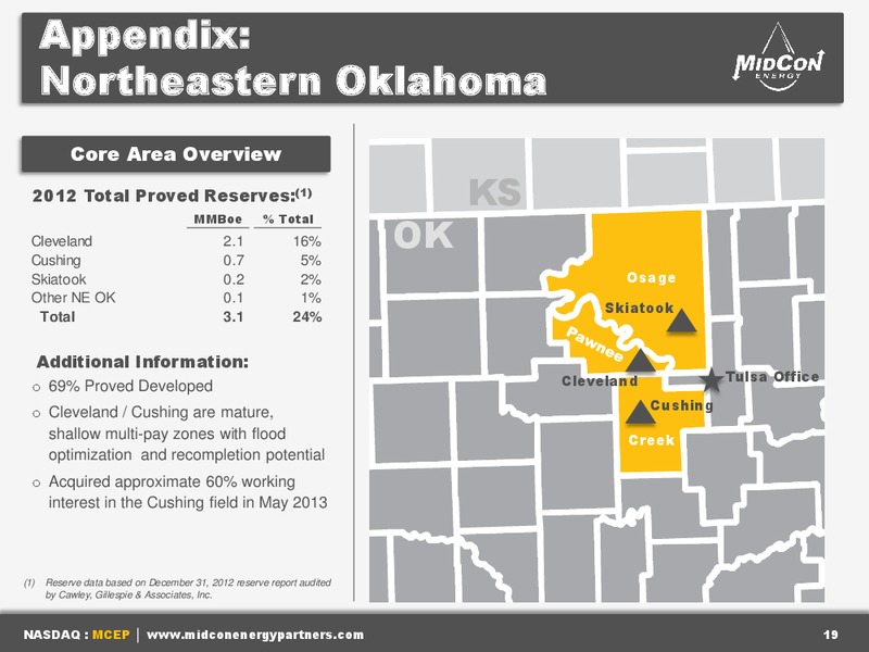 IPAA OGIS SAN FRANCISCO – Midcon Energy – slide 18