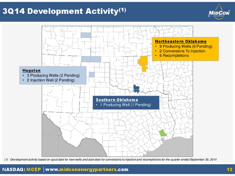 Q3 2014 RESULTS – Midcon Energy – slide 11