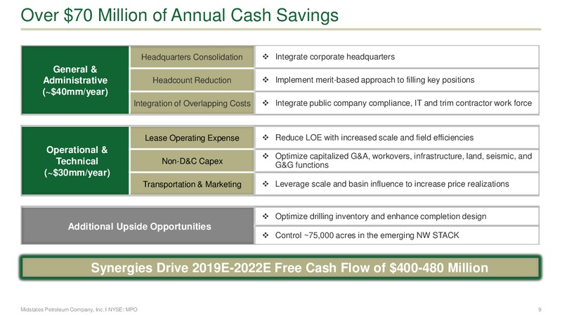 Combination of Midstates and Sandridge Energy – Midstates Petroleum – slide 7